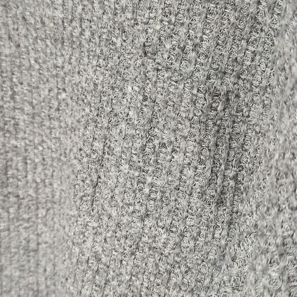 Wild Fable Gray Cropped Long Sleeve Blouse - Picture 3 of 6